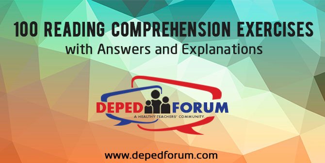 Reading Comprehension Exercises