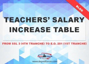 Teachers' Salary Increase