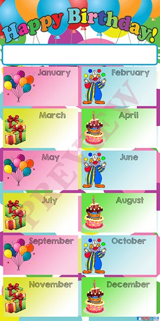 Monthly Birthday Celebrants Tarpaulin Layout – DepEd Forum