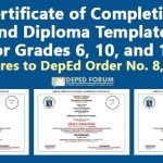 Certificate of Completion and Diploma