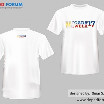 Brigada Eskwela 2016 Logo, T-shirt Design, and Banner Layout – DepEd Forum
